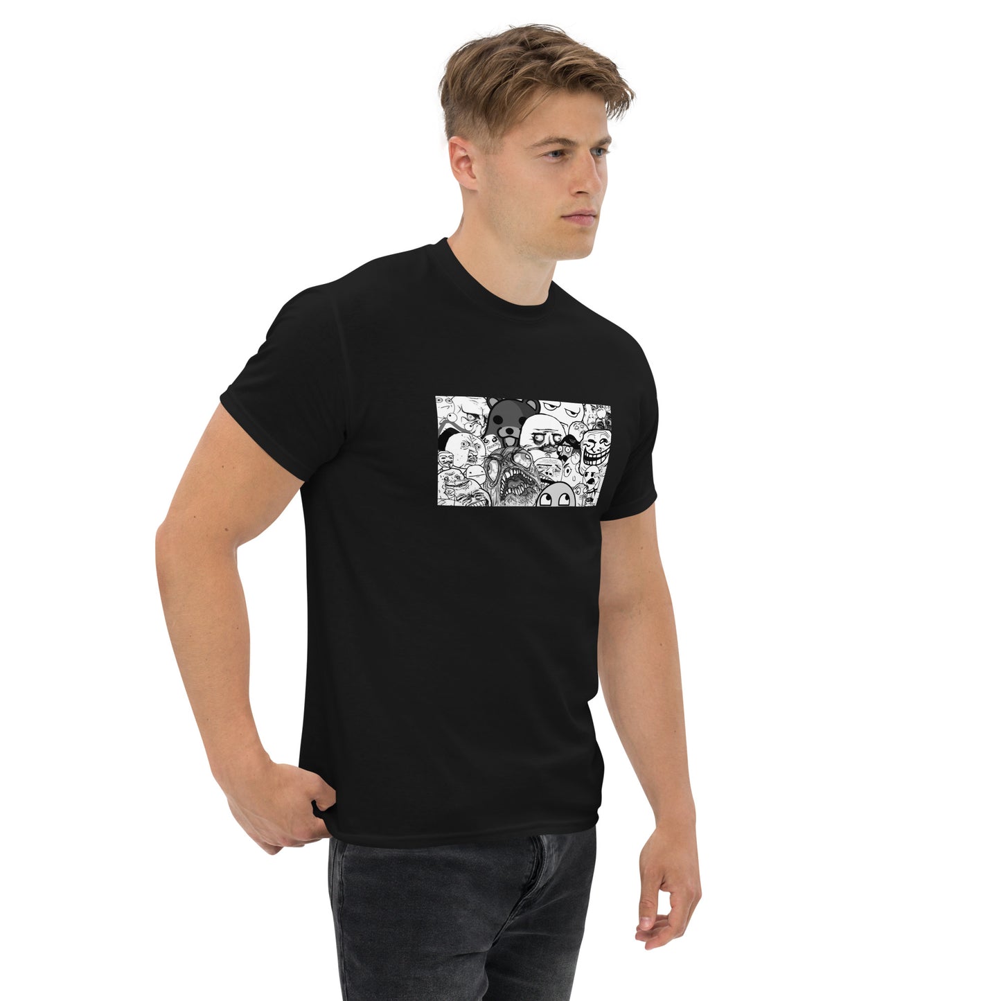 Troll Face Deluxe Memes Black Tee