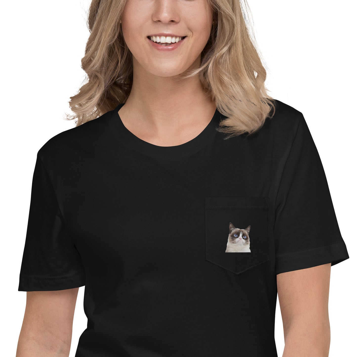 Grumpy Cat Pocket T-Shirt